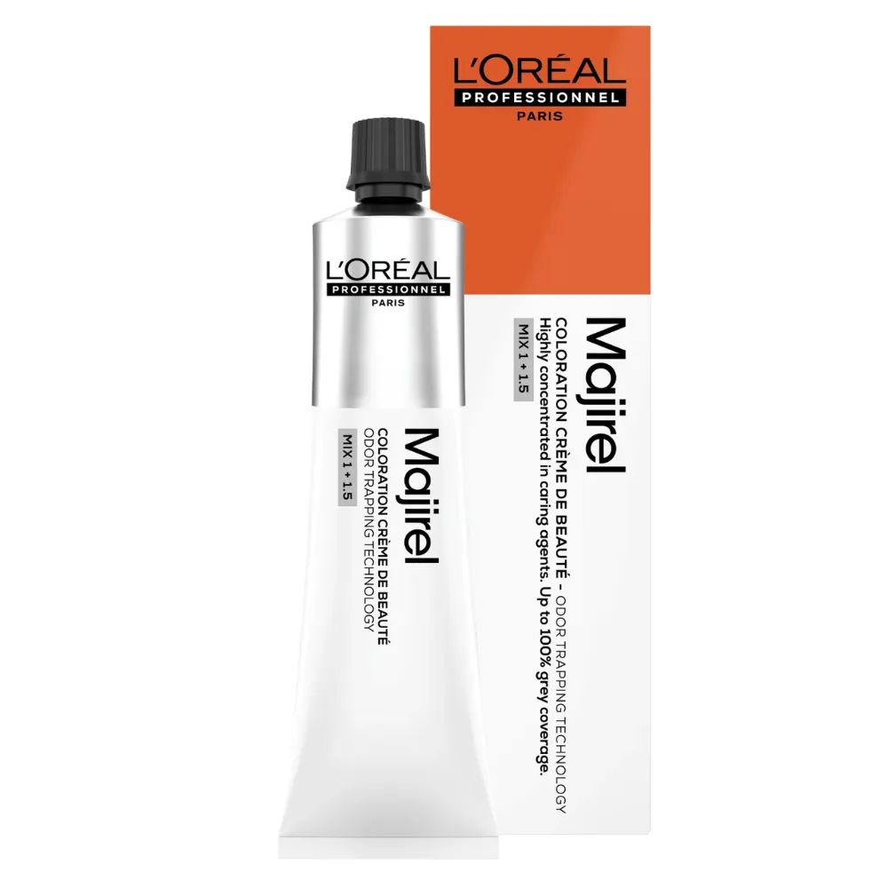 Loreal Crema Colorante Majirel 60ml- 7.43 Rubio Cobre Oro